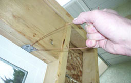 Window installed with Andy Clip